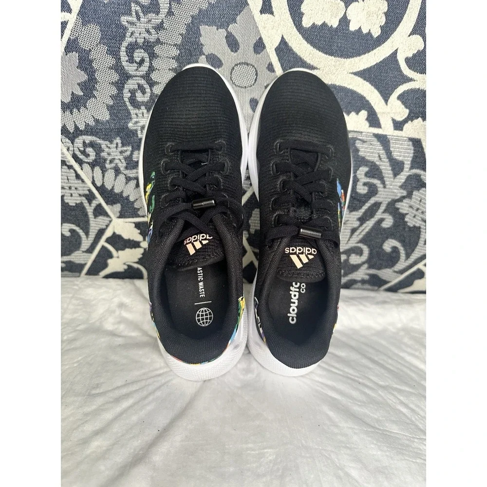 ADIDAS WOMENS PUREMOTION CLOUDFORM COMFORT RUNNING SHOES MULTICOLOR SIZE 8 - Picture 4 of 11